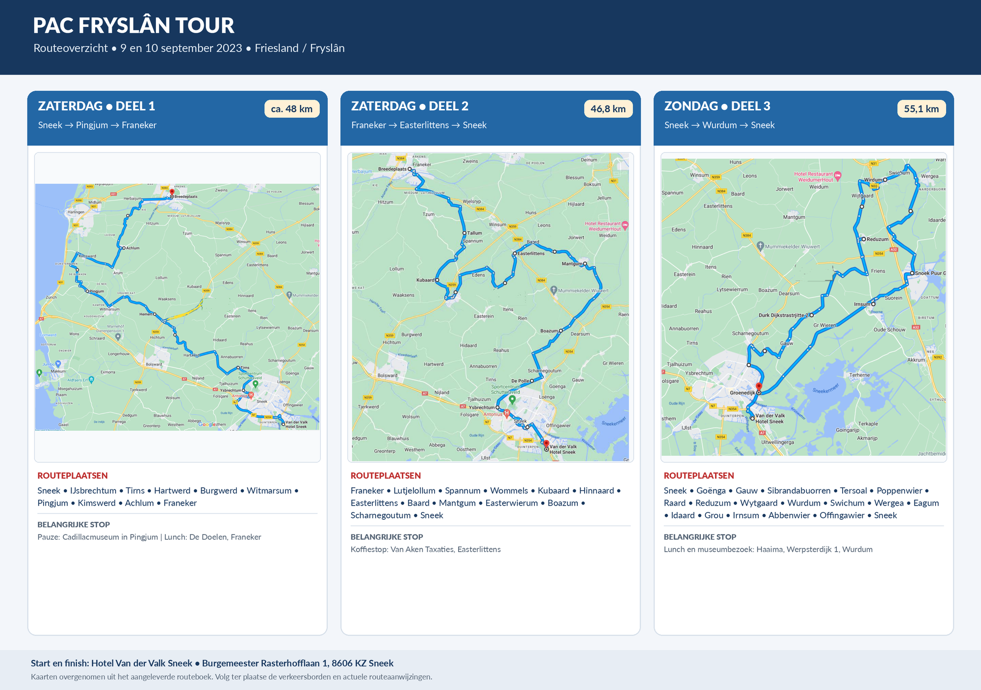 2023 Fryslan rit - Sneek
